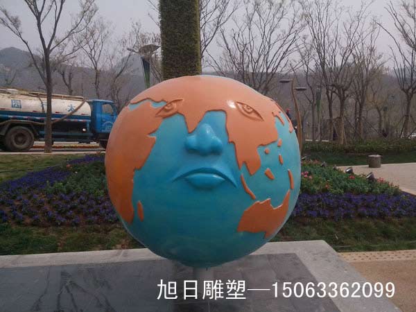 地球仪济南玻璃钢雕塑
