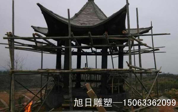 济南雕塑公园六角凉亭