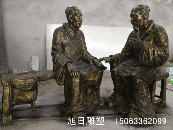 玻璃钢仿黄铜雕塑