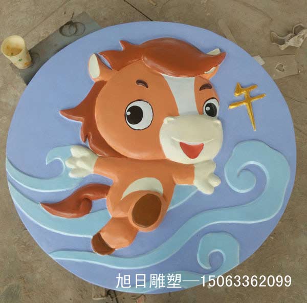 玻璃钢彩绘雕塑