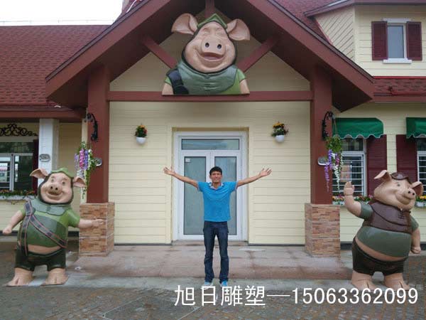 玻璃钢彩绘雕塑