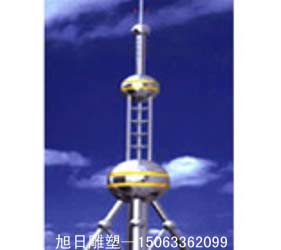 楼顶不锈钢避雷针装饰塔雕塑