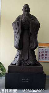 孔子-铸铜雕塑