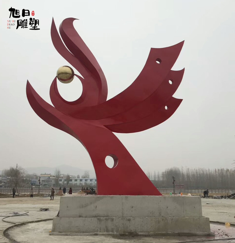 河南不锈钢雕塑304材质高度7米
