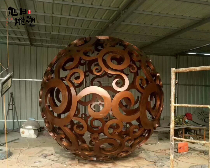 济南不锈钢雕塑304材质直径2.5米