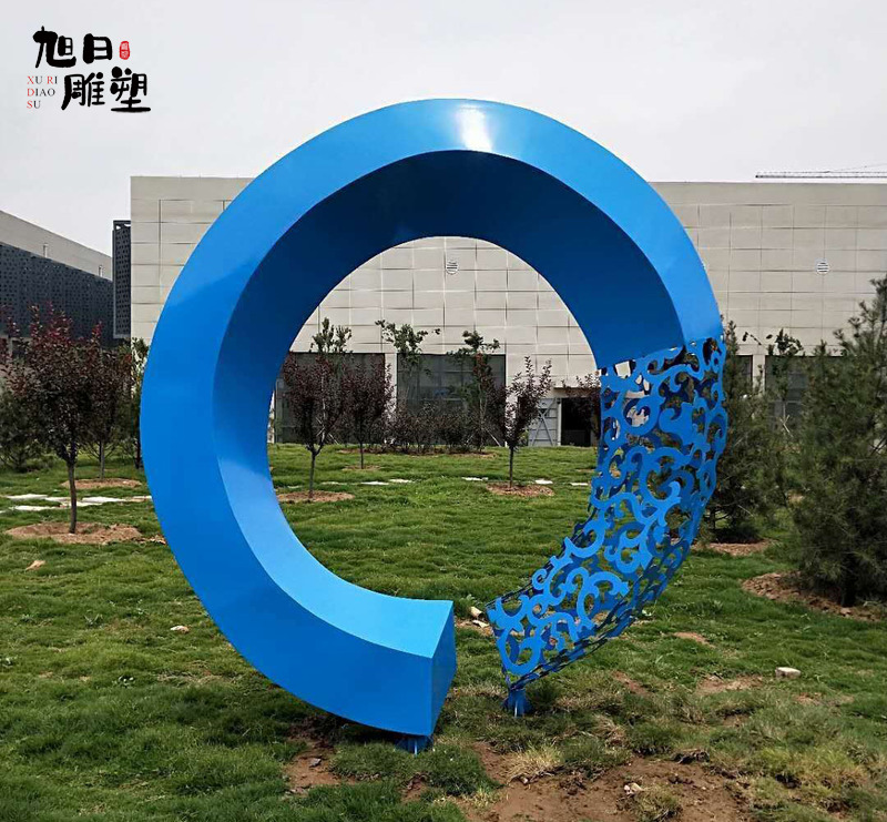 不锈钢雕塑304材质高度3米-安装于淄博