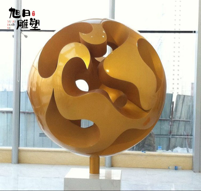 出口香港不锈钢雕塑316材质直径1.6米