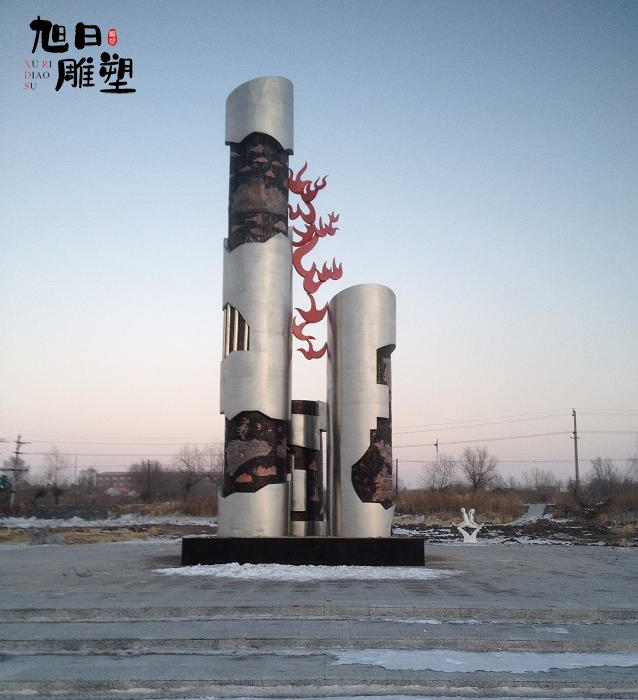 哈尔滨不锈钢亚光精神堡垒高度17米